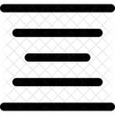 Interface Text Formatting Center Align Text Alignment Align Paragraph Centered Formatting Center Icon