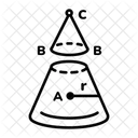 Forma Conica Calculo De Cone Formula De Cone Ícone