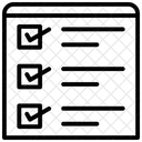 Forms Line Icon Icône