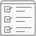 Forms Thinline Icon Icône