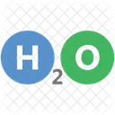 H 2 O Formula Quimica Icono