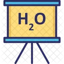 Formula Quimica Quimica Del Agua H 2 O Icono