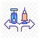 Fornecimento de comprovante de vacinação e teste negativo  Ícone