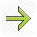 Forward green arrow  Icon