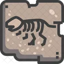 Fossil Prehistoric Primitive Icon