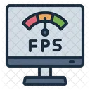 Cuadros Por Segundo Fps Monitor Icono