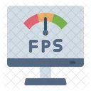 Cuadros Por Segundo Fps Monitor Icono