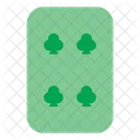 Four Of Clubs  Icon