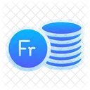 Franc Cash Coin Icon