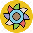 Frangipani Plumeria Flower Icon