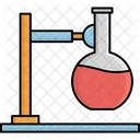 Frasco Quimico Frasco Conico Pesquisa De Laboratorio Ícone