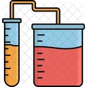 Frasco Quimico Vidraria De Laboratorio Pesquisa De Laboratorio Ícone