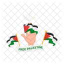 Freedom Flag Palestine Symbol