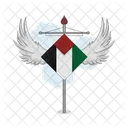 Palestine Free Palestine Flag Icon