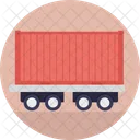 Freight Train Rail Icon