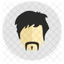 Hair Avatar Old School Face Man Icon