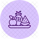 Fresh Fruit Pentaglow Icon