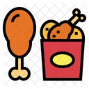 Chicken Friedchicken Fastfood Icon