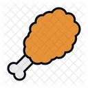 Fried Chicken Chicken Meat Icon