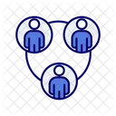 Friends Network Group Icon