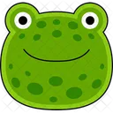 Green Frog Animal Icon