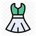 Female Cloth Garments Icon