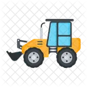 Wheel Loader Front Loader Wheel Bulldozer Icon