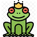 Frosch Prinzessin Krone Symbol