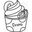 Froyo Frozen Yogurt  Icon