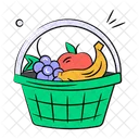 Fruit Basket Organic Icon