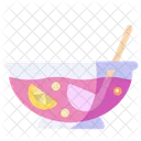 Fruit Bowl Punch Beverage Icon