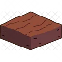 Fudge Brownie Dessert Icon