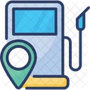 Fuel Location Gas Station Icon