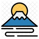 Fuji Mountain Landmark Travel Japan Tokyo Scenery Icon