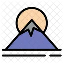 Fuji Mountain Landmark Japan Icon