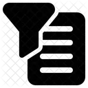 Funnel File Filter Icon