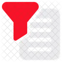 Funnel File Filter Icon