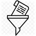 Funnel File Filter Icon