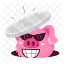 Pigs Stickers Cute Swine Cute Hog Icon