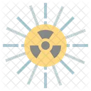 Fusao Nuclear Radiancia Radioativo Ícone