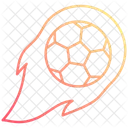 Fussball Schuss Symbol