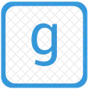 Key G Letter Icon