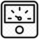 검류계 전기 설비 전기 회로 부품 아이콘