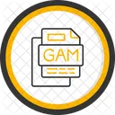 Gam File File Format File Icono