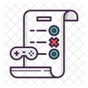 Game Evaluation List Planning Icon