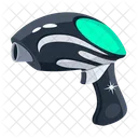 Flat Style Icon Of An Alien Gun Icon