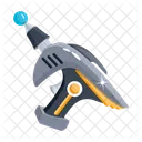 Flat Style Icon Of An Alien Gun Icon