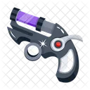 Flat Style Icon Of An Alien Gun Icon