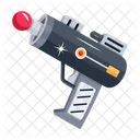 Flat Style Icon Of An Alien Gun Icon