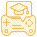 Gamification Duotone Line Icon Symbol